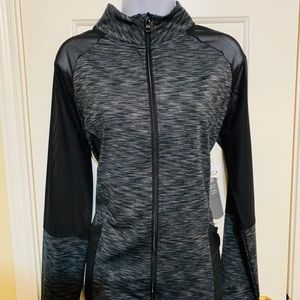 Zip up workout jacket